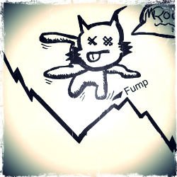 an image of a cartoon cat bouncing